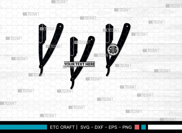 Blade Razor SVG Bundle, Blade Razor Silhouette, Shaving Razor Svg, Razor Svg, Straight Razor Svg, Barber Svg SVG ETC Craft 