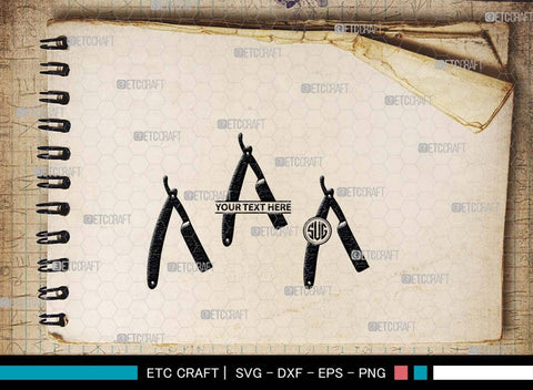 Blade Razor SVG Bundle, Blade Razor Silhouette, Shaving Razor Svg, Razor Svg, Straight Razor Svg, Barber Svg SVG ETC Craft 