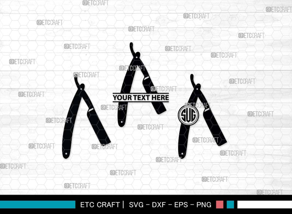 Blade Razor SVG Bundle, Blade Razor Silhouette, Shaving Razor Svg ...