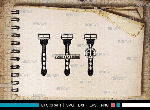 Blade Razor SVG Bundle, Blade Razor Silhouette, Shaving Razor Svg, Razor Svg, Straight Razor Svg, Barber Svg SVG ETC Craft 