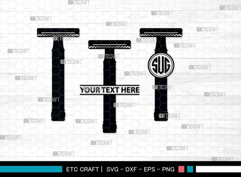 Blade Razor SVG Bundle, Blade Razor Silhouette, Shaving Razor Svg ...