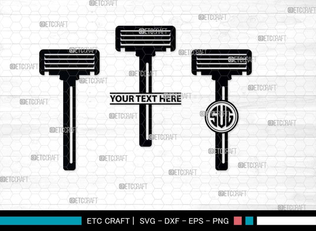 Blade Razor SVG Bundle, Blade Razor Silhouette, Shaving Razor Svg, Razor Svg, Straight Razor Svg, Barber Svg SVG ETC Craft 
