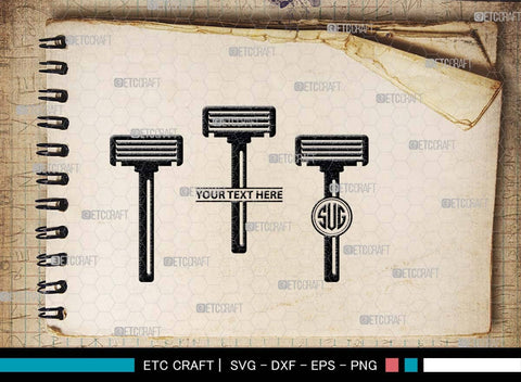 Blade Razor SVG Bundle, Blade Razor Silhouette, Shaving Razor Svg, Razor Svg, Straight Razor Svg, Barber Svg SVG ETC Craft 