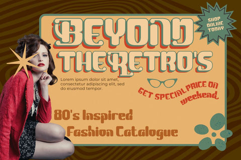 Blagak | Groovy Retro Font Font twinletter 