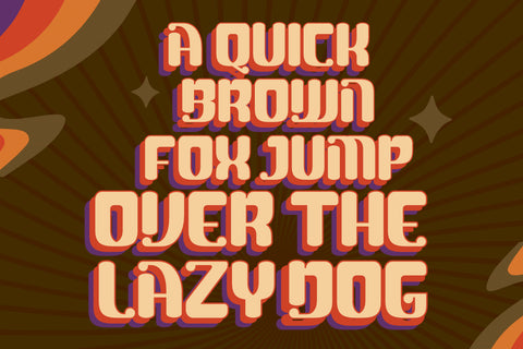 Blagak | Groovy Retro Font Font twinletter 
