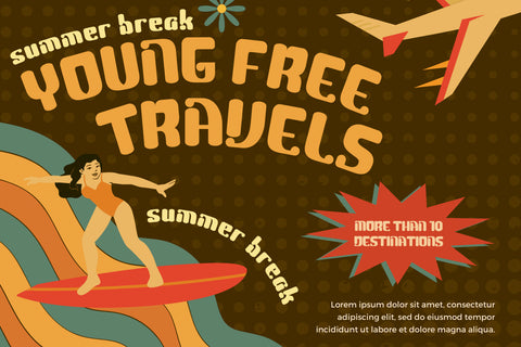 Blagak | Groovy Retro Font Font twinletter 