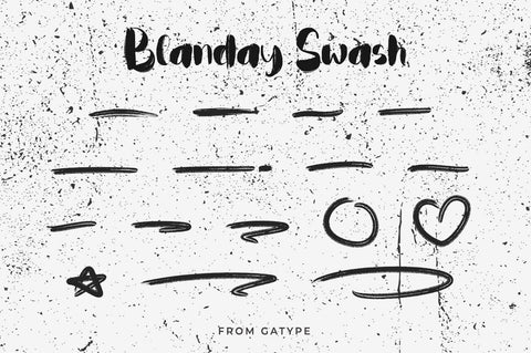 Blanday Font gatype 