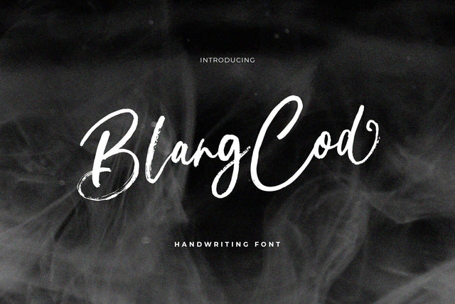 Blang Cod Font gatype 