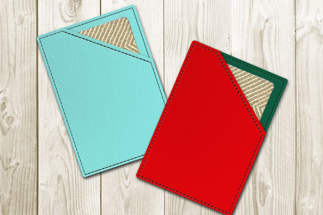 Blank Angled Gift Card Holder ITH Applique Embroidery Embroidery/Applique DESIGNS Designed by Geeks 