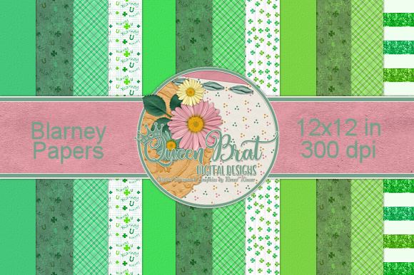 Blarney Papers Digital Pattern QueenBrat Digital Designs 