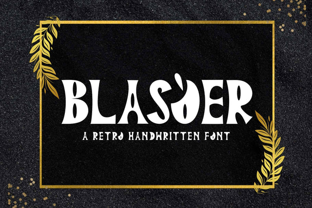 BLASQER Font Prasetya Letter 