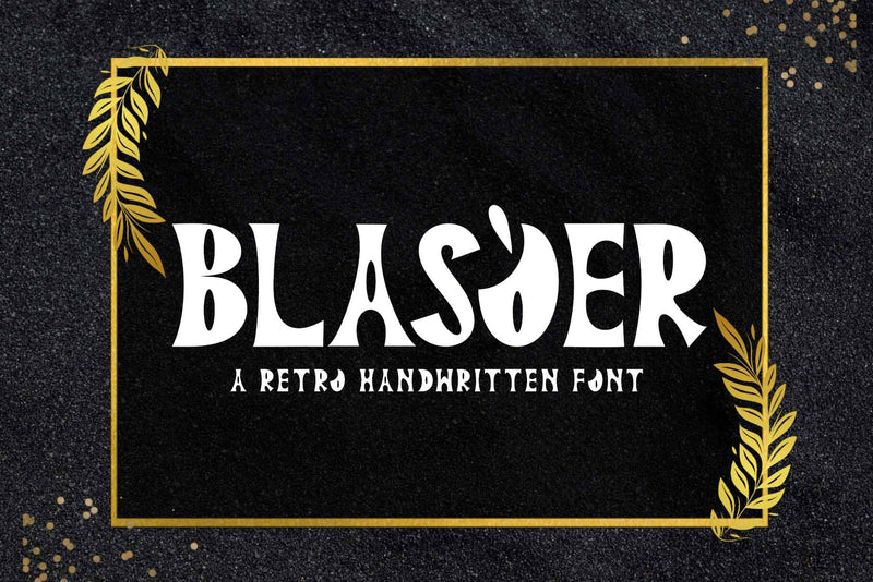 BLASQER Font Prasetya Letter 