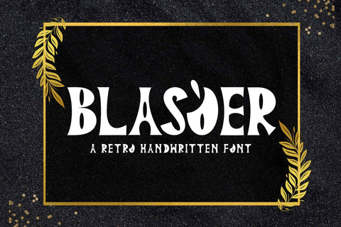 BLASQER Font Prasetya Letter 