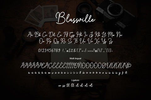 Blassville - Handwritten Font Font Suby Studio 