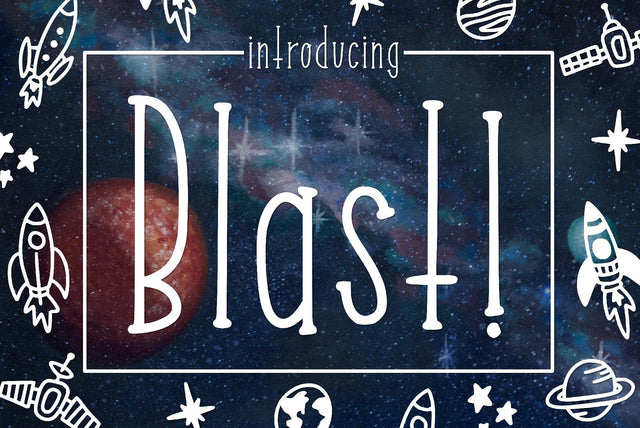 Blast Font Kitaleigh 
