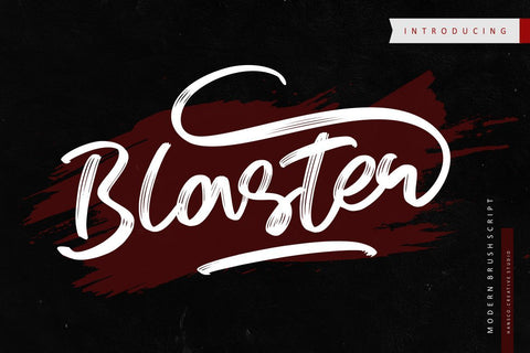 Blaster Font Hans Co 