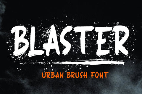 BLASTER Font Mozarella 