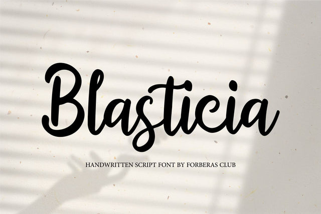 Blasticia Font Forberas 