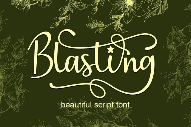 Blasting Font Supersemar Letter 