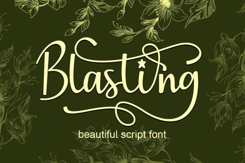 Blasting Font Supersemar Letter 