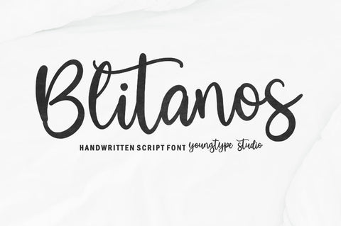 Blatinos - Handwritten Font Youngtype 