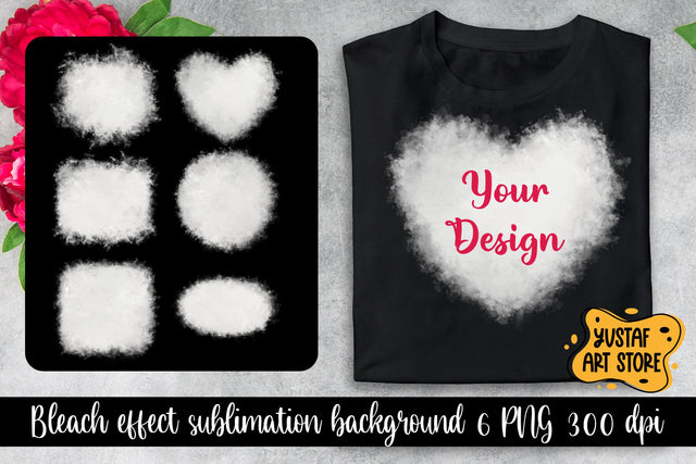 Bleach Effect Sublimation Background Sublimation Yustaf Art Store 