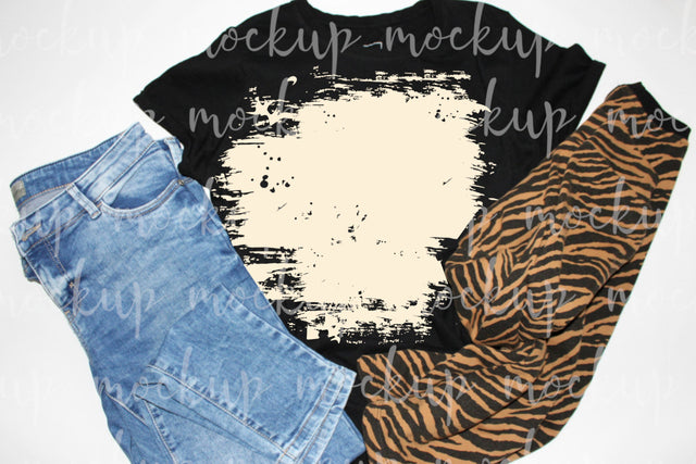 Bleached Shirt Sublimation Mockup, Heather Black Bella Canvas,Digital,3001CVC Bleached Tee Mockup Download,bleached t-shirt mock-up,flat lay Mock Up Photo ArtStudio 