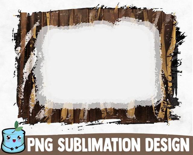 Bleached Tiger Zebra Sublimation Frame SVG MintyMarshmallows 