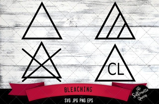Bleaching Icon SVG -Vector Symbol Commercial & Personal Use- Cricut,Silhouette,Cameo,Vinyl Cut SVG Loveleen Kaur 