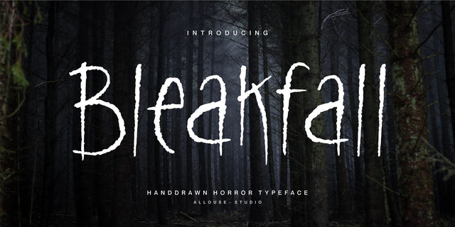 Bleakfall Font Allouse.Studio 