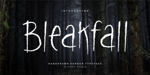 Bleakfall Font Allouse.Studio 