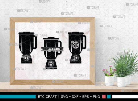 Blender Monogram, Blender Silhouette, Blender SVG, Stand Mixer Svg, Mixer Blender Svg, Hand Blender Svg, SB00164 SVG ETC Craft 