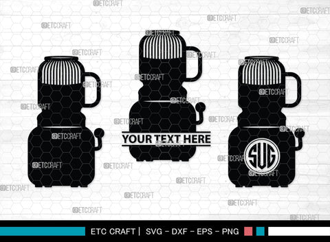 Blender Monogram, Blender Silhouette, Blender SVG, Stand Mixer Svg, Mixer Blender Svg, Hand Blender Svg, SB00164 SVG ETC Craft 