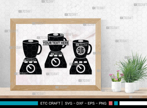 Blender Monogram, Blender Silhouette, Blender SVG, Stand Mixer Svg, Mixer Blender Svg, Hand Blender Svg, SB00164 SVG ETC Craft 