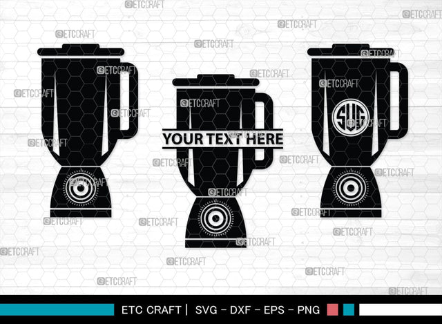 Blender Monogram, Blender Silhouette, Blender SVG, Stand Mixer Svg, Mixer Blender Svg, Hand Blender Svg, SB00164 SVG ETC Craft 