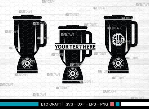 Blender Monogram, Blender Silhouette, Blender SVG, Stand Mixer Svg, Mixer Blender Svg, Hand Blender Svg, SB00164 SVG ETC Craft 