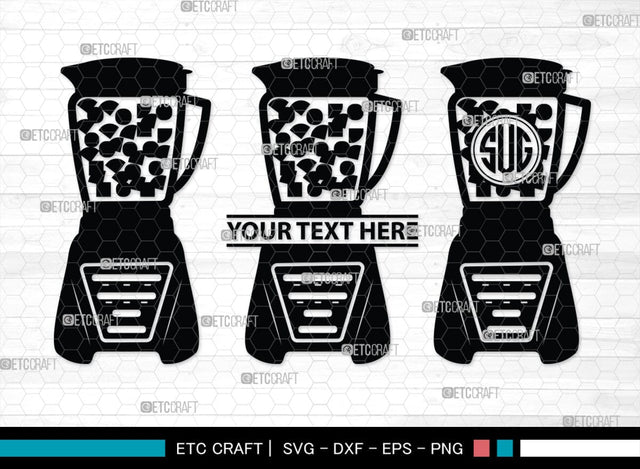 Blender Monogram, Blender Silhouette, Blender SVG, Stand Mixer Svg, Mixer Blender Svg, Hand Blender Svg, SB00164 SVG ETC Craft 