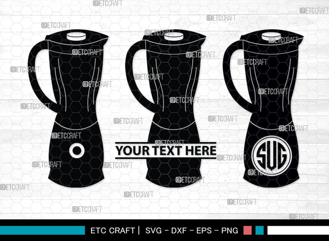 Blender Monogram, Blender Silhouette, Blender SVG, Stand Mixer Svg, Mixer Blender Svg, Hand Blender Svg, SB00164 SVG ETC Craft 
