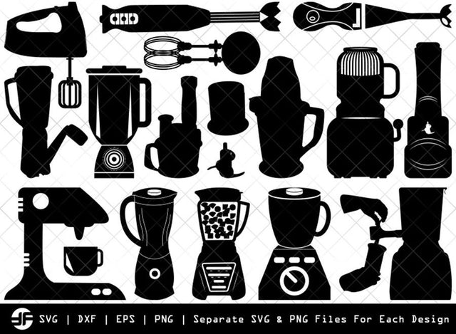 Blender SVG | Blender Silhouette Bundle | SVG Cut File SVG ETC Craft 