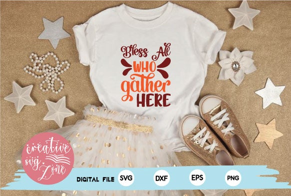 Bless all who gather here SVG md faruk hossain 