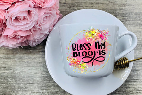 Bless My Blooms Spring Sublimation Design Idea- Spring PNG Sublimation Happy Printables Club 