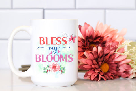 Bless My Blooms Spring Sublimation I Spring Sublimation PNG Sublimation Happy Printables Club 