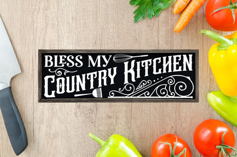 Bless My Country Kitchen - Vintage Kitchen Sign SVG SVG CraftLabSVG 