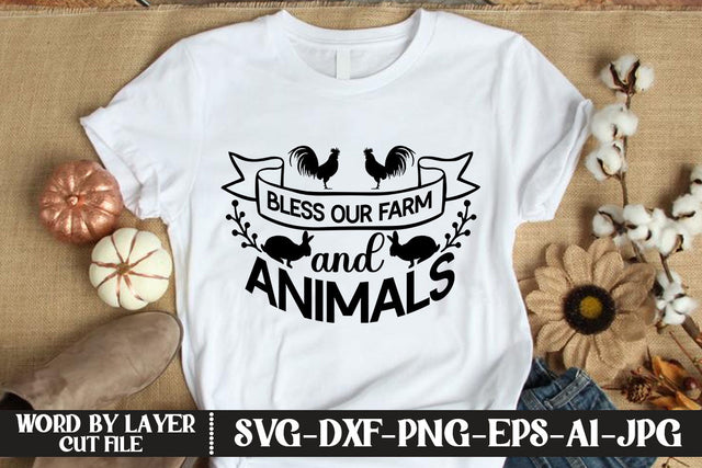 Bless Our Farm And Animals SVG CUT FILE SVG MStudio 