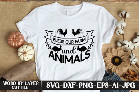 Bless Our Farm And Animals SVG CUT FILE SVG MStudio 