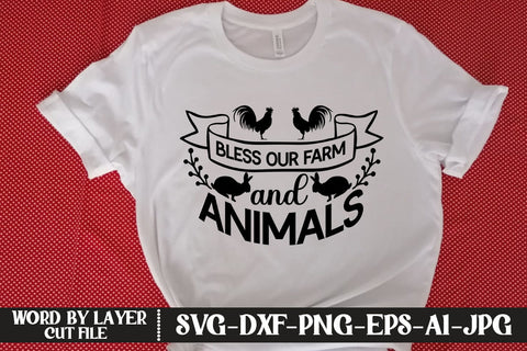 Bless Our Farm And Animals SVG CUT FILE SVG MStudio 