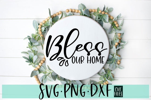 Bless Our Home | Farmhouse Door Sign SVG RedFoxDesignsUS 