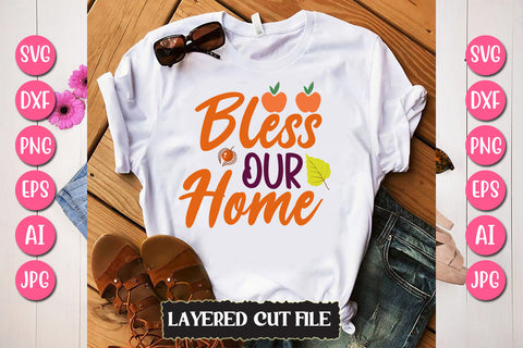 Bless Our Home SVG Cut File SVG Newmockups 
