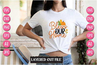 Bless Our Home SVG Cut File SVG Newmockups 