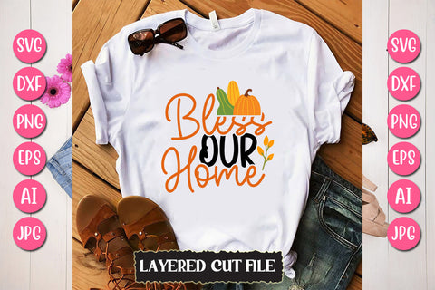 Bless Our Home SVG Cut File SVG Newmockups 